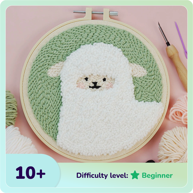 Alpaca Punch Needle Kit