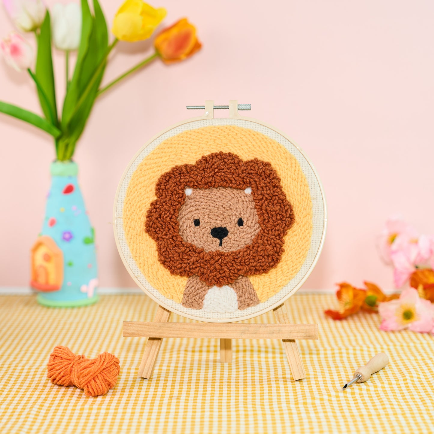 Lion & Whale Punch Needle Bundle