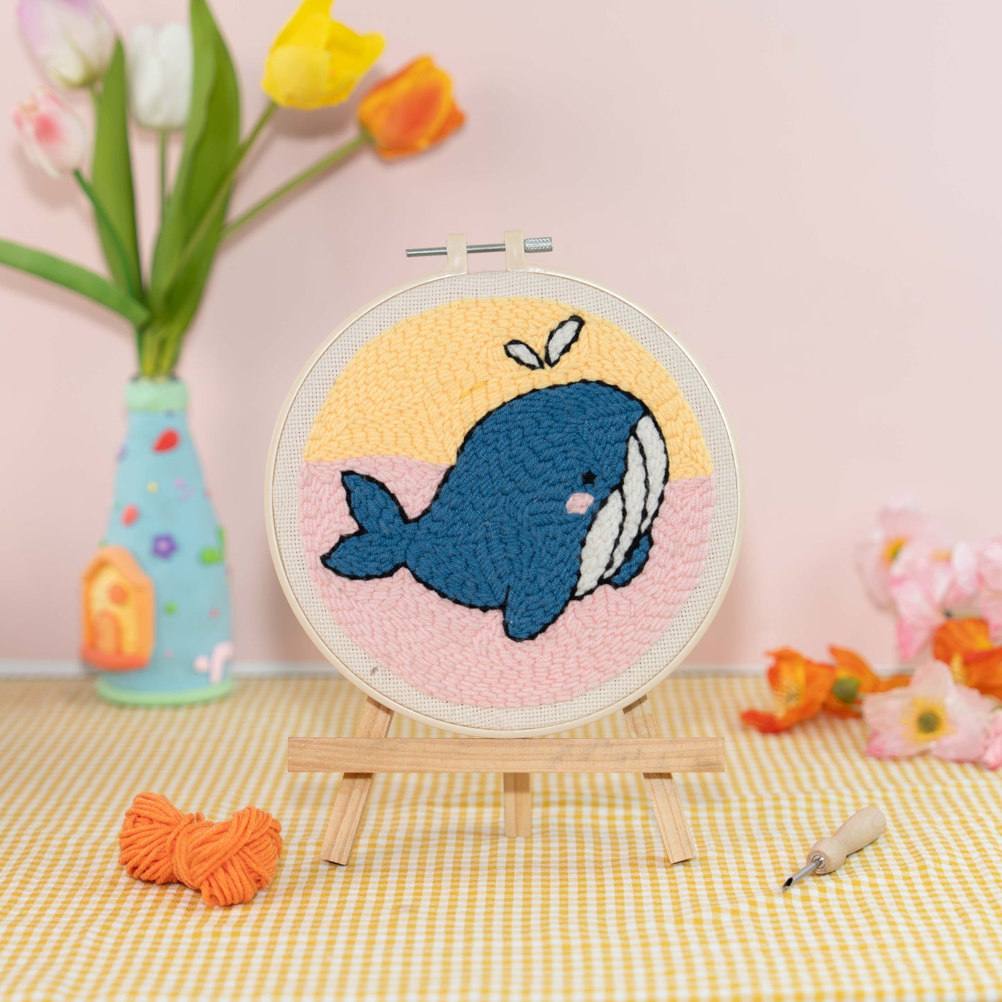 Whale Punch Needle Kit