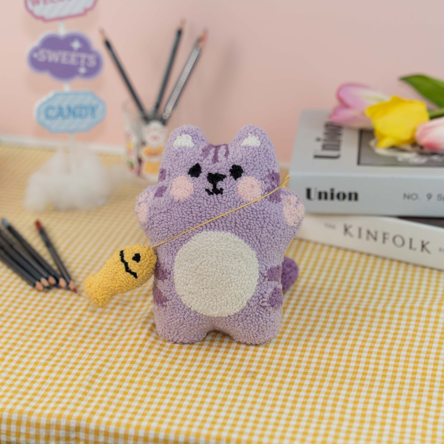Neko The Cat Plush Toy Punch Needle Kit