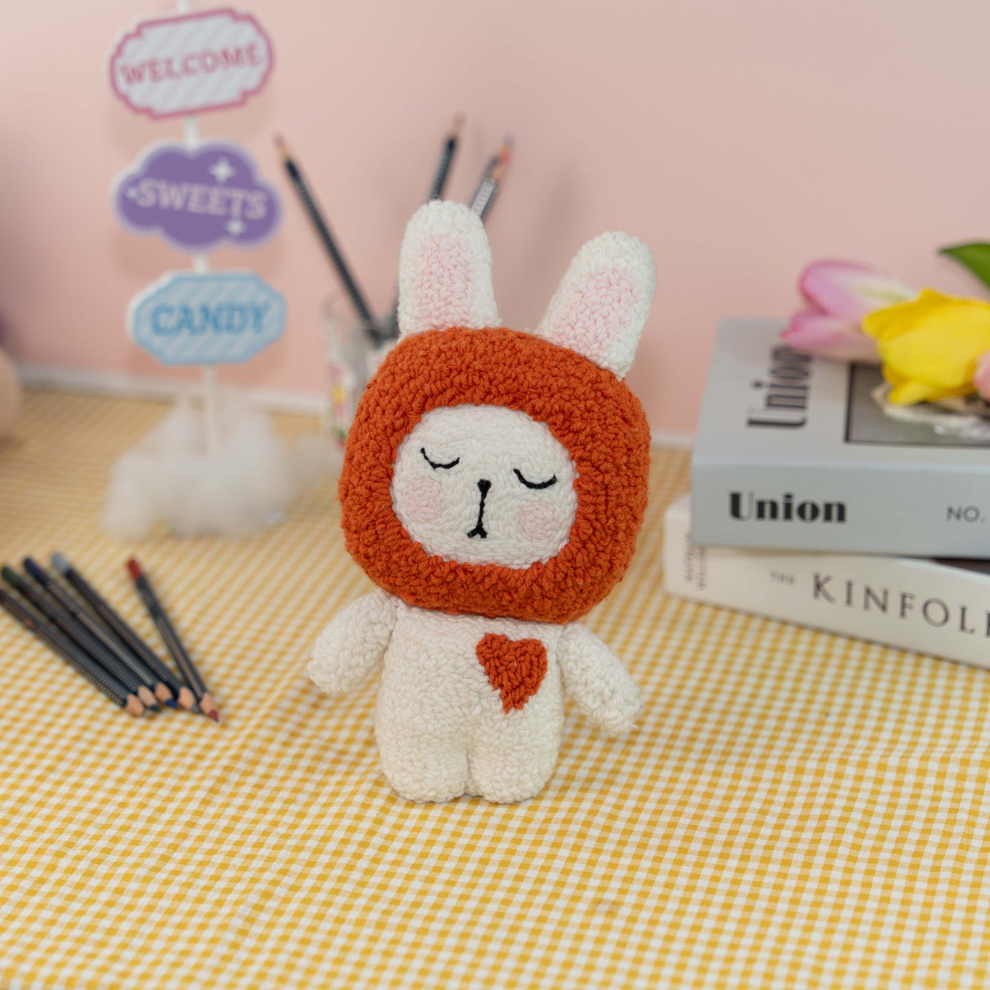 BunBun The Bunny Plush Toy Punch Needle Kit