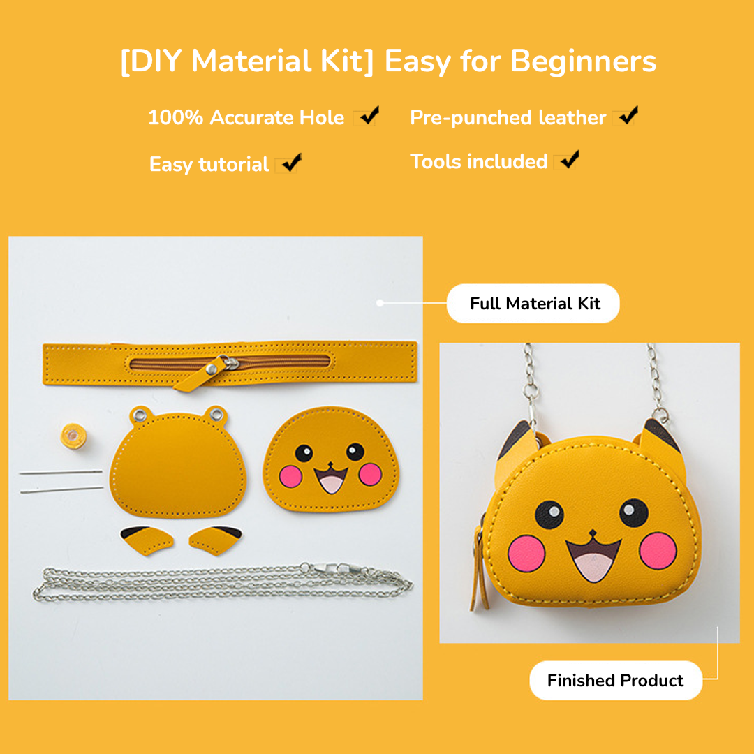 DIY Cute Mini Leather Bag Kit