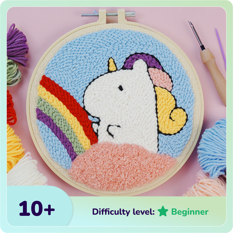 Unicorn Punch Needle Kit