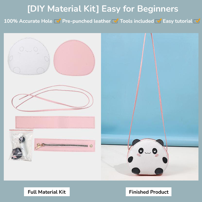 DIY Cute Leather Bag Kit