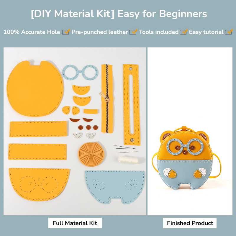 DIY Cute Leather Bag Kit