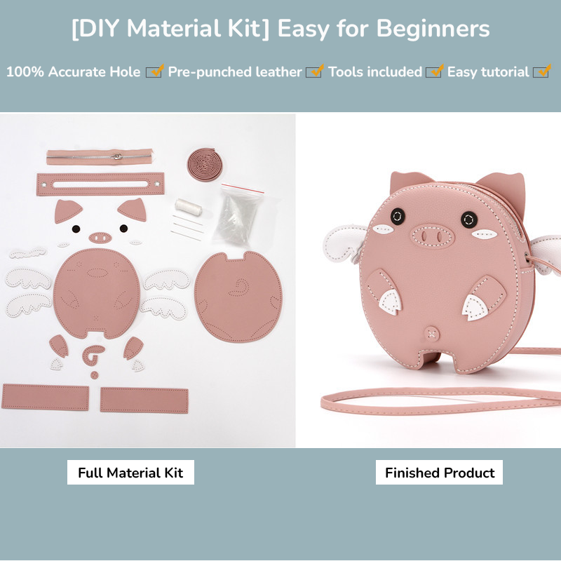 DIY Cute Leather Bag Kit