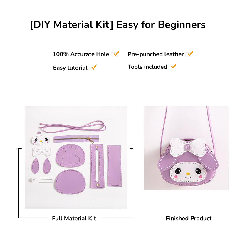 DIY Cute Leather Bag Kit