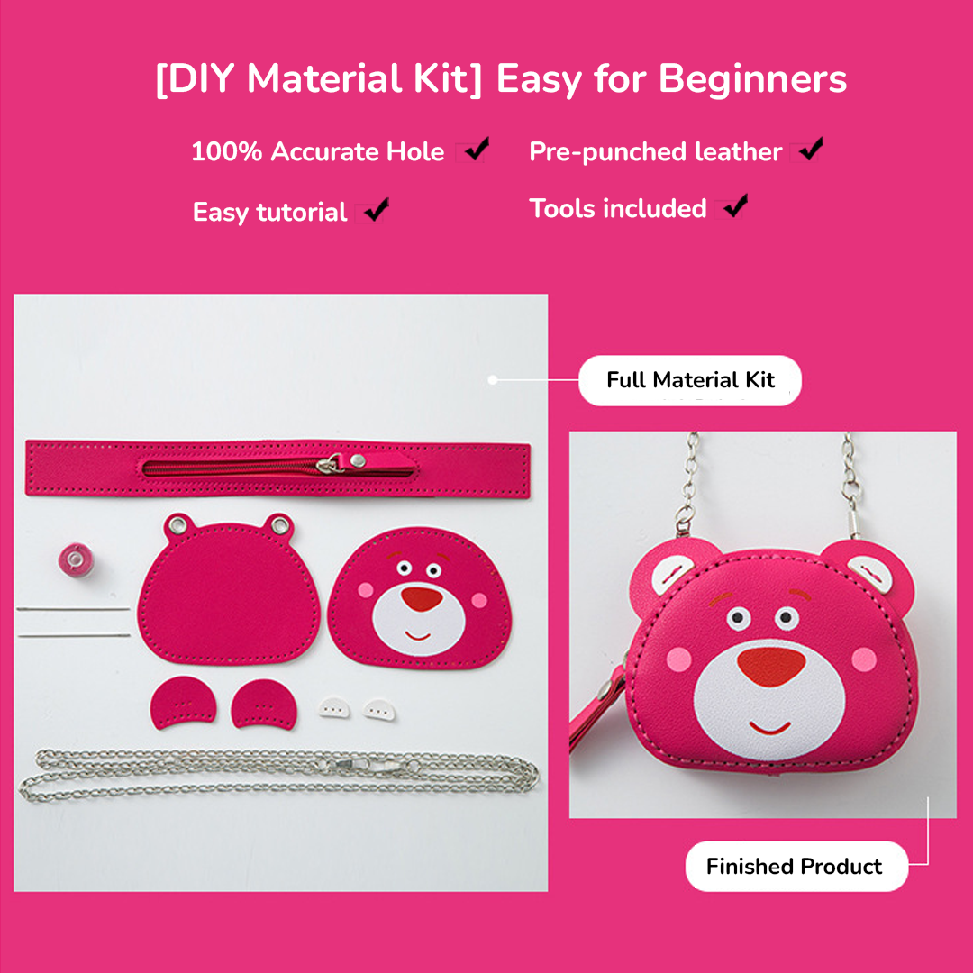 DIY Cute Mini Leather Bag Kit