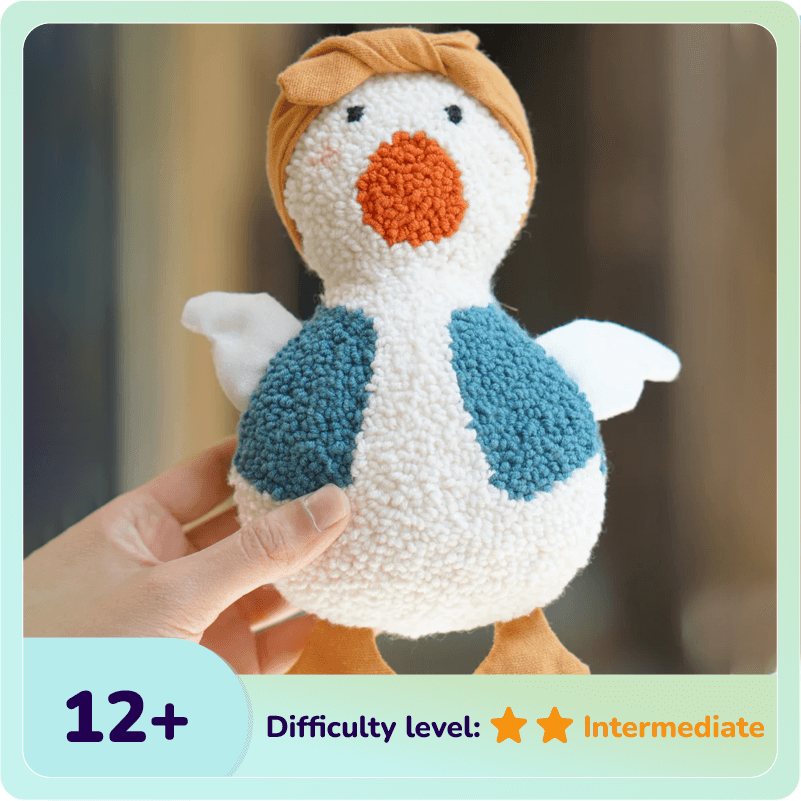 Dew & BunBun Plush Toy Punch Needle Bundle