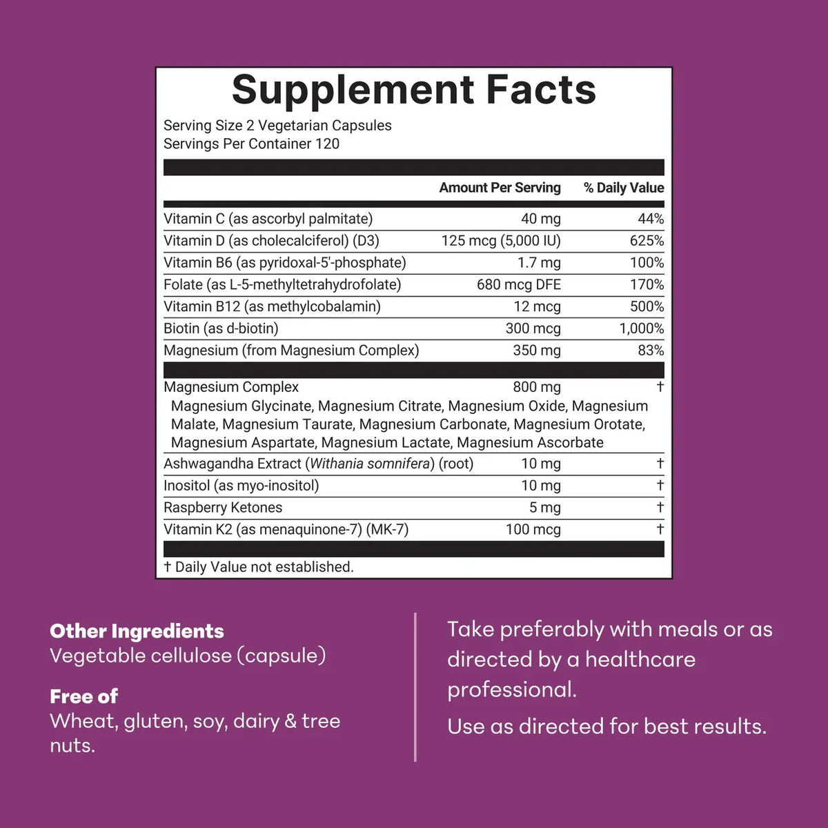 Magnesium Complex 20-in-1 for Women