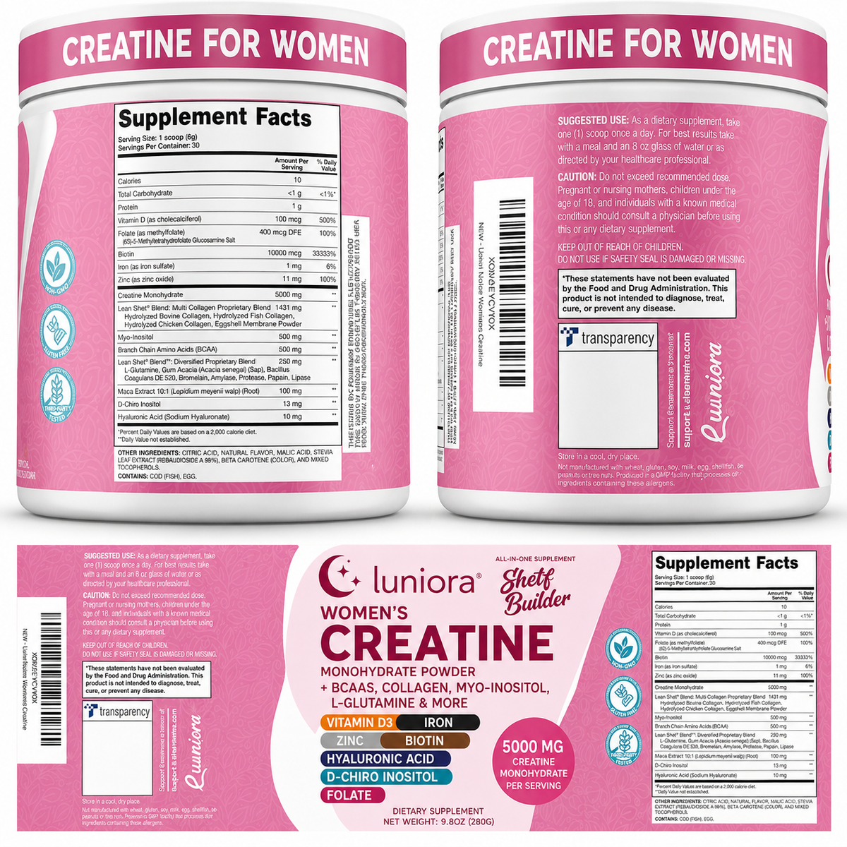 Creatine Monohydrate for Women