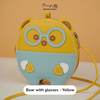 Bear with glasses - Yellow