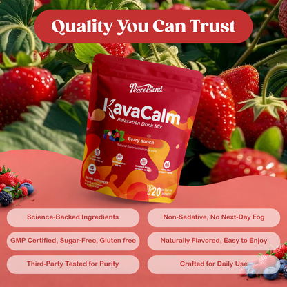 KavaCalm Relaxation Drink Mix - Berry punch